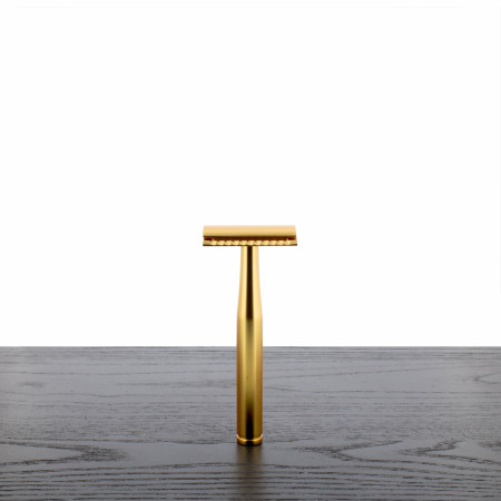 Yaqi Midas 3-piece Matte Gold Double Edge Safety Razor