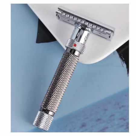 Product image 1 for Yaqi Gunmetal & Chrome Adjustable Final Cut Safety Razor