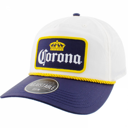 Corona Extra Logo Adjustable Snapback White Hat - WearYourBeer