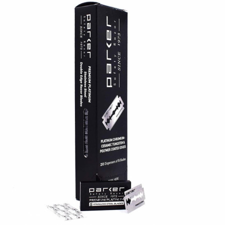 Product image 1 for Parker Double-Edge Safety Razor Blades