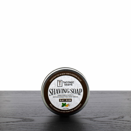 Taconic Bay Rum Shaving Soap with Hemp Seed Oil
