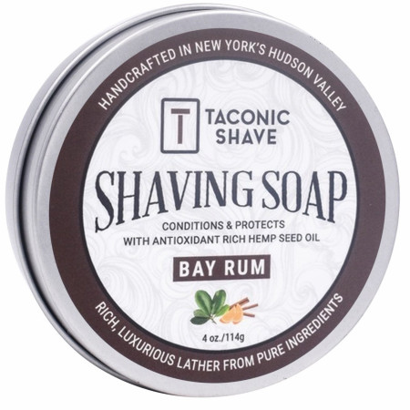 Product image 1 for Taconic Bay Rum Shaving Soap with Hemp Seed Oil