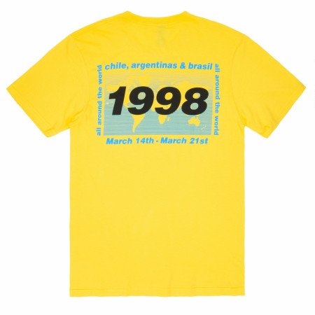 Oasis 1998 World Tour South America Front and Back Print T-Shirt