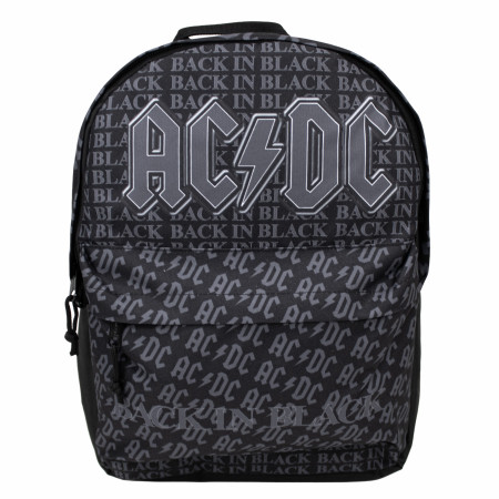 バッグのみ　Acdc AC/DC Back in Black ROCKSAX Rucksack Backpack - WearYourBeer