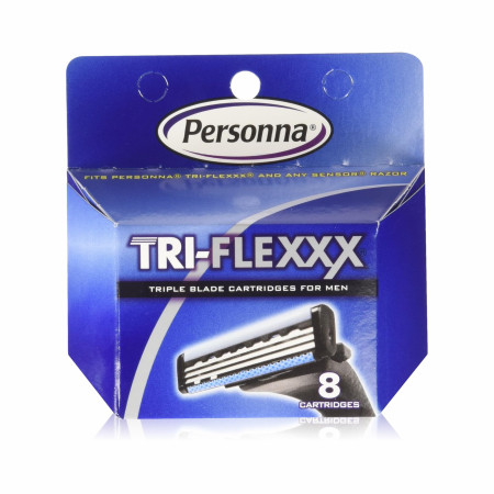 Product image 2 for Personna Tri-Flexxx Triple Blade Cartridges, 8-count