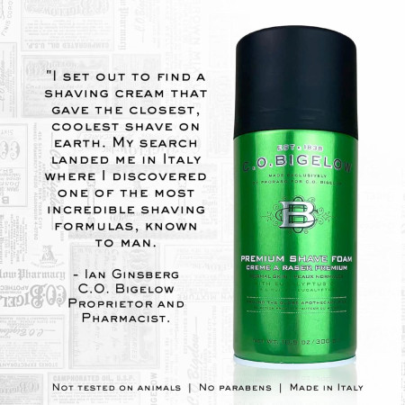 Product image 4 for Bigelow Premium Shave Foam, 10.5 oz.