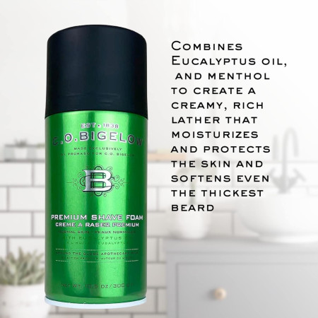 Product image 5 for Bigelow Premium Shave Foam, 10.5 oz.