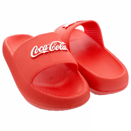 Coca-Cola Classic Red Adult Slide Slippers - WearYourBeer