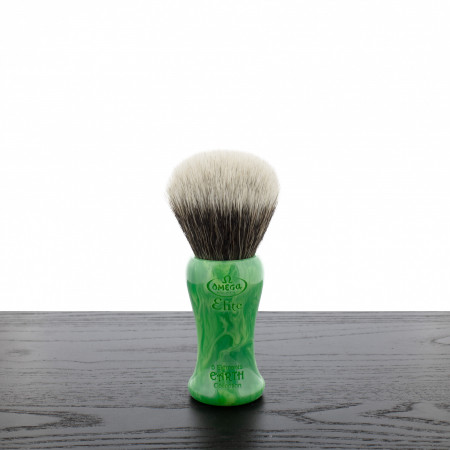 Omega Elements Elite Synthetic Shaving Brush - Earth