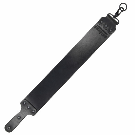 Product image 1 for WCS 3" All-Black Deluxe Latigo Leather Ninja Strop with Leather Handle