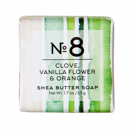 Product image 1 for Via Mercato No. 8 Clove, Vanilla Flower, Orange Shea Soap, 50 gm