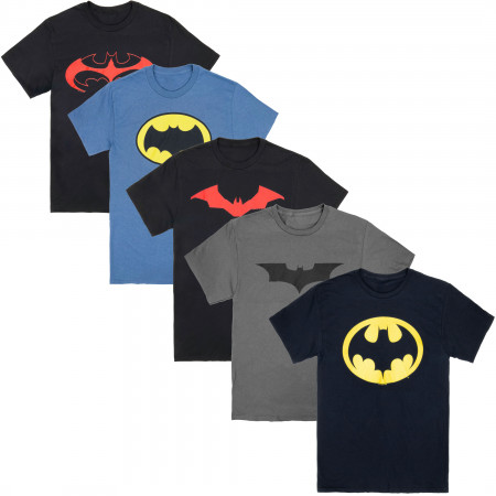 Batman Eras T-Shirt 5-Pack - SuperHeroStuff