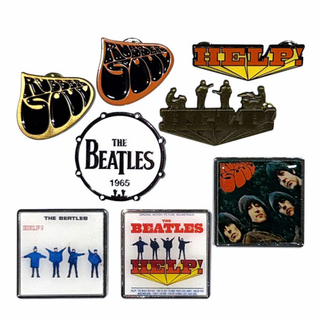 The Beatles Boxed Enamel Pins Set - 8-Pack - WearYourBeer