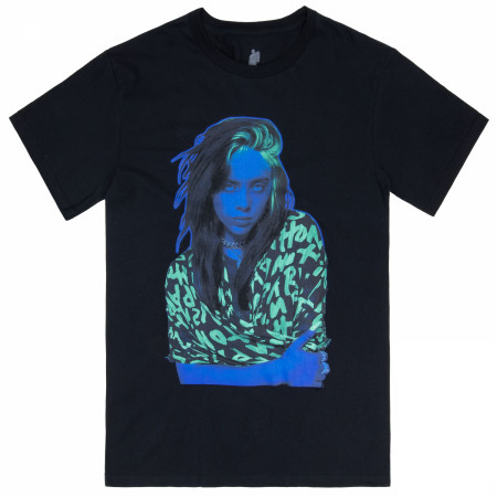 Billie Eilish Neon Press Photo T-Shirt - WearYourBeer