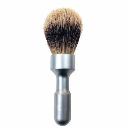 Product image 2 for Dovo Merkur Vision Satin Chrome Plated Long Handle Shaving Brush