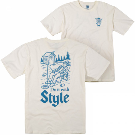 Old Style Golf See Ya at The 19th Hole Front and Back Print T