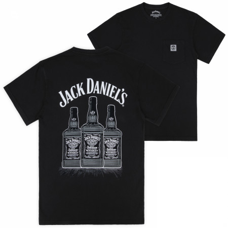 Jack Daniel's Old No. 7 Label Men's Black T-Shirt - WearYourBeer