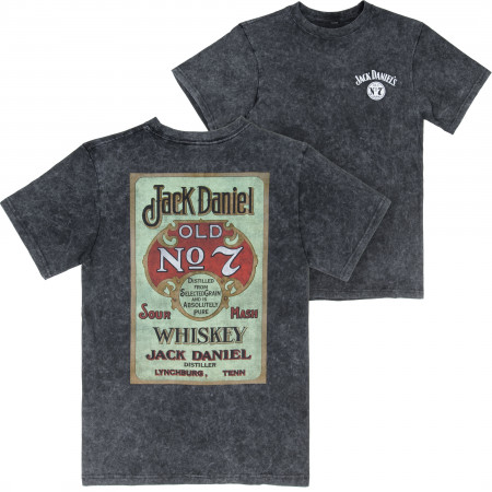 Jack Daniel's Old No. 7 Sour Mash Women's Mineral Wash T-Shirt