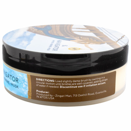 Product image 1 for Zingari Man Sego Shaving Soap - The Navigator, 5 oz.