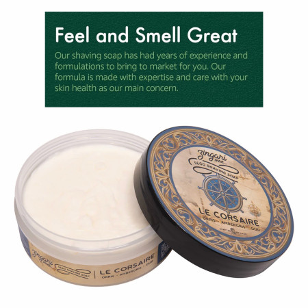 Product image 2 for Zingari Man Sego Shaving Soap - Le Corsaire, 5 oz.