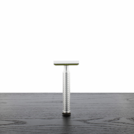 Parker AeroShave Aluminum Safety Razor- Classic Length Handle