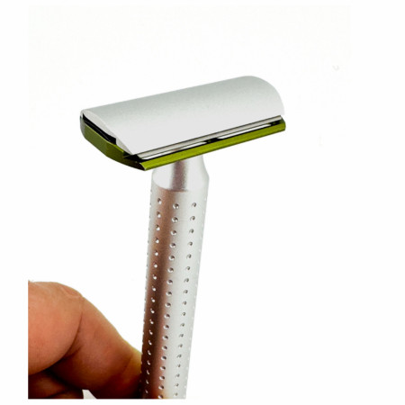 Product image 3 for Parker AeroShave Aluminum Safety Razor- Long Length Handle