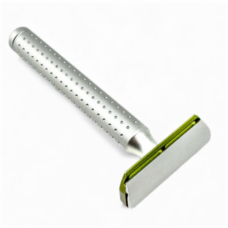 Product image 1 for Parker AeroShave Aluminum Safety Razor- Long Length Handle