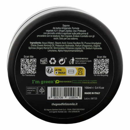 Product image 1 for Goodfellas Smile Shaving Soap, 3.4 oz. Savage
