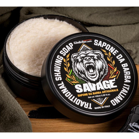 Product image 2 for Goodfellas Smile Shaving Soap, 3.4 oz. Savage