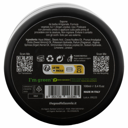 Product image 1 for Goodfellas Smile Shaving Soap, 3.4 oz. SOLO