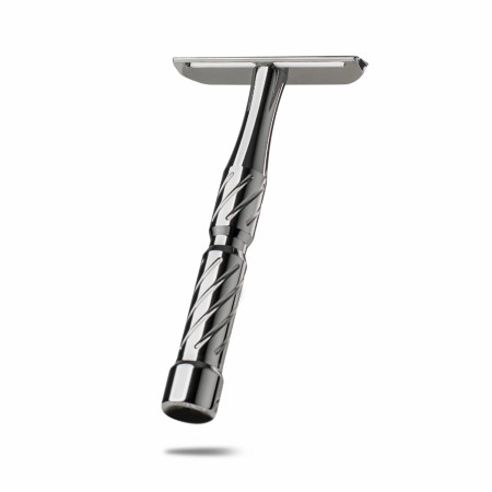 Product image 1 for Blackland Titanium Vector Polished Single-Edge Safety Razor