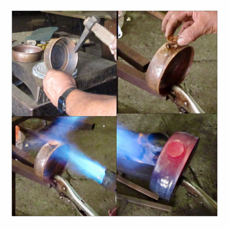 Product image 6 for Captain's Choice Polished Copper Handmade Lather Bowl