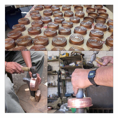 Product image 7 for Captain's Choice Polished Copper Handmade Lather Bowl