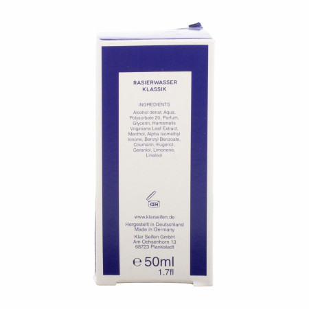 Product image 2 for KLAR Raiserwasser Klassik- Classic Aftershave, 1.7 oz.
