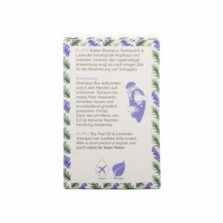 Product image 3 for KLAR Shampoo Bar- Tea Tree Oil and Lavender