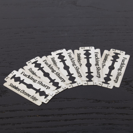 Product image 1 for F*cking Sharp Double Edge Japanese Razor Blades