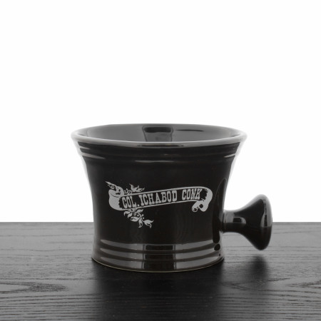 Col. Ichabod Conk Apothecary Shaving Mug, Black