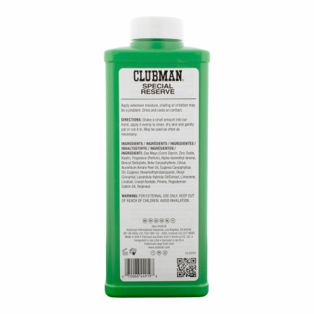 Product image 1 for Pinaud Clubman 9 oz. Talc-Free Finest Powder, Special Reserve