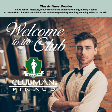 Product image 2 for Pinaud Clubman 9 oz. Talc-Free Finest Powder, Bay Rum