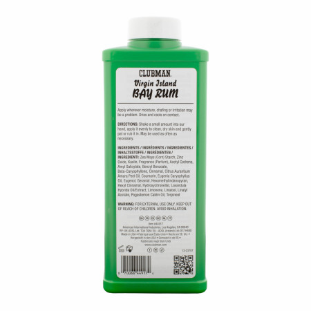Product image 1 for Pinaud Clubman 9 oz. Talc-Free Finest Powder, Bay Rum