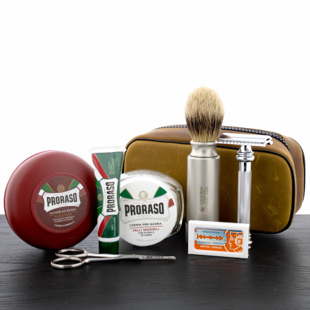Merkur x Proraso Travel Shave Bundle
