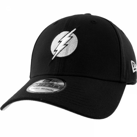 The Flash Logo DC Comics Black Colorway New Era 59Fifty Fitted Hat