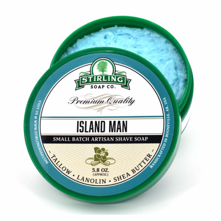 Product image 3 for Stirling Soap Company Shave Soap, Island Man