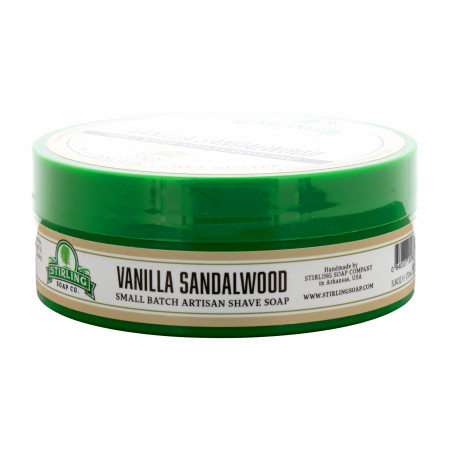 Product image 1 for Stirling Soap Company Shave Soap, Vanilla Sandalwood