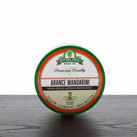 Stirling Soap Company Shave Soap, Arance Mandarini