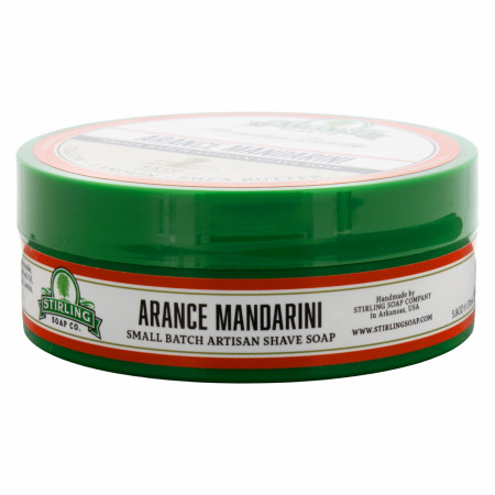 Product image 2 for Stirling Soap Company Shave Soap, Arance Mandarini