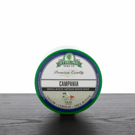 Stirling Soap Company Shave Soap, Campania
