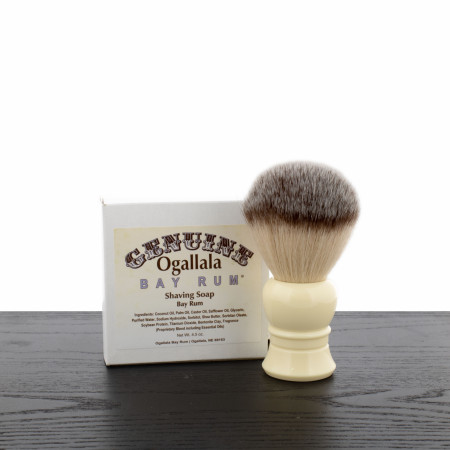 Ogallala Bay Rum Shaving Soap & Shaving Brush