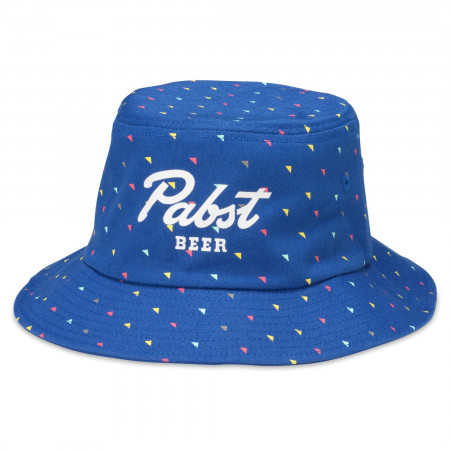 Pabst Blue Ribbon Blue Bucket Hat - WearYourBeer