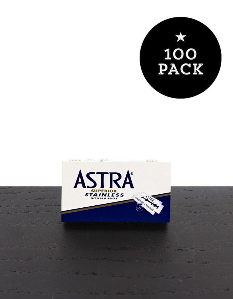 Product image 2 for Astra Superior Stainless Double Edge Razor Blades (Blue)